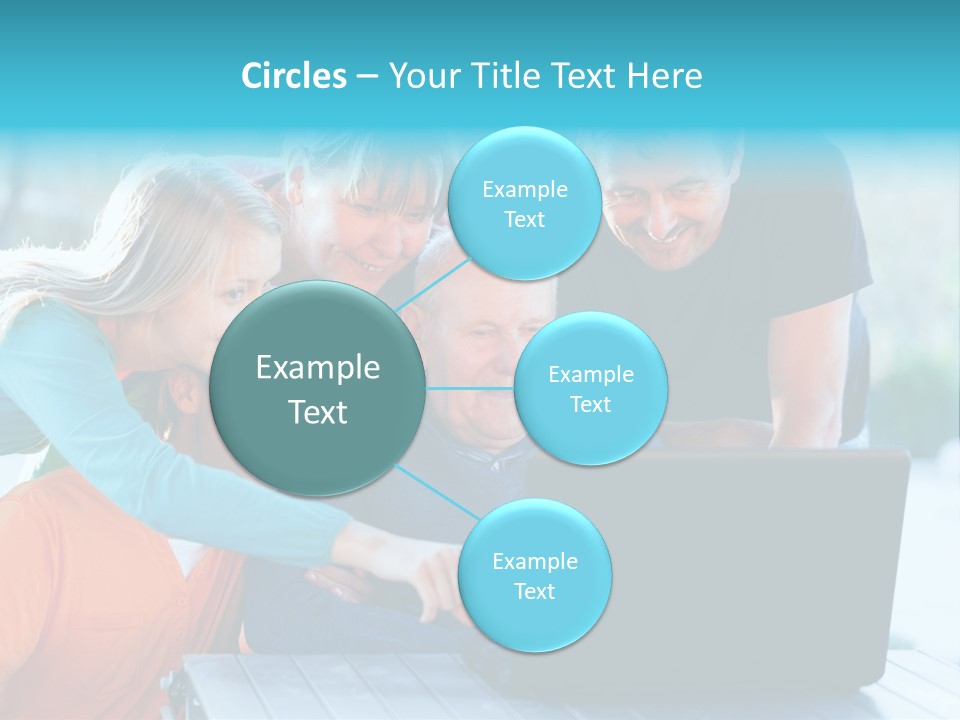 Young Teenager Old PowerPoint Template