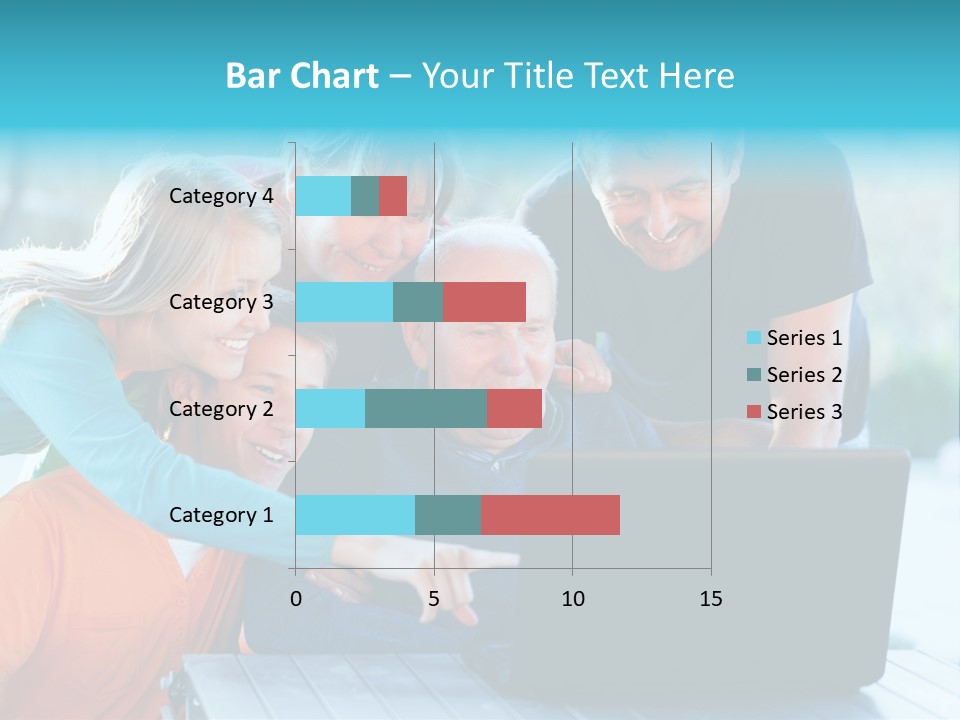 Young Teenager Old PowerPoint Template