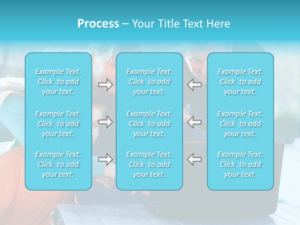 Young Teenager Old PowerPoint Template