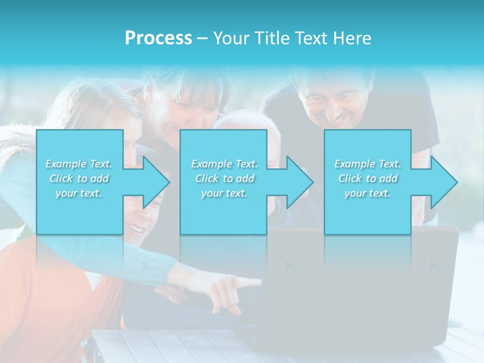 Young Teenager Old PowerPoint Template