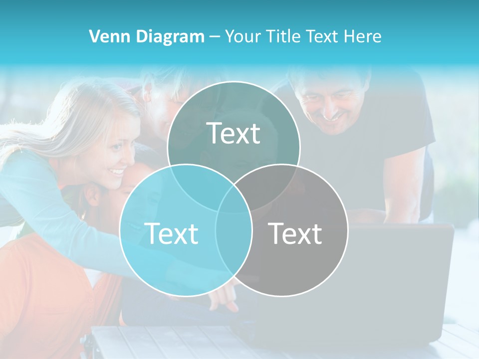 Young Teenager Old PowerPoint Template