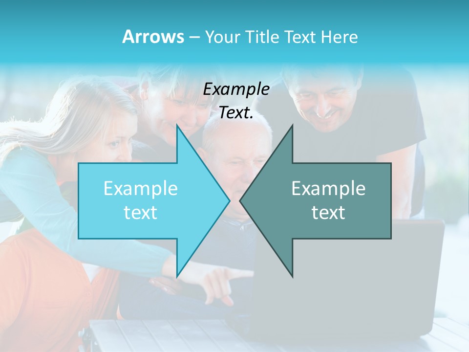 Young Teenager Old PowerPoint Template