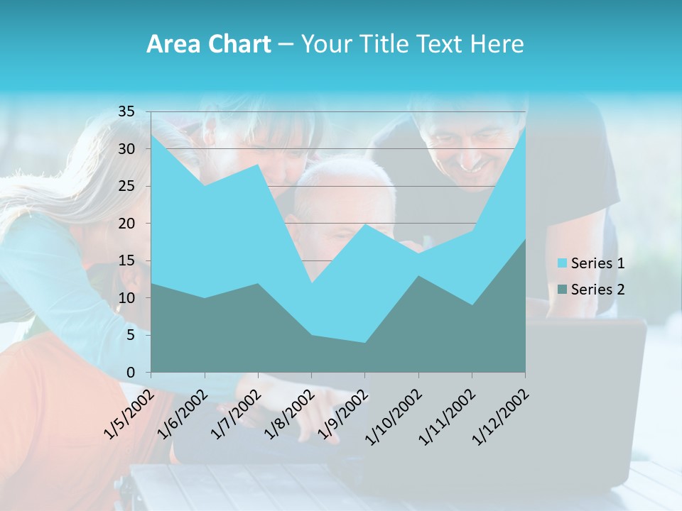Young Teenager Old PowerPoint Template