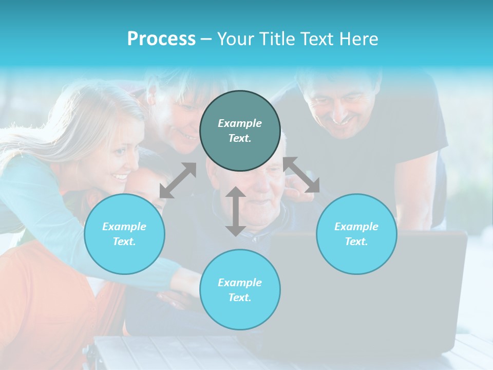 Young Teenager Old PowerPoint Template