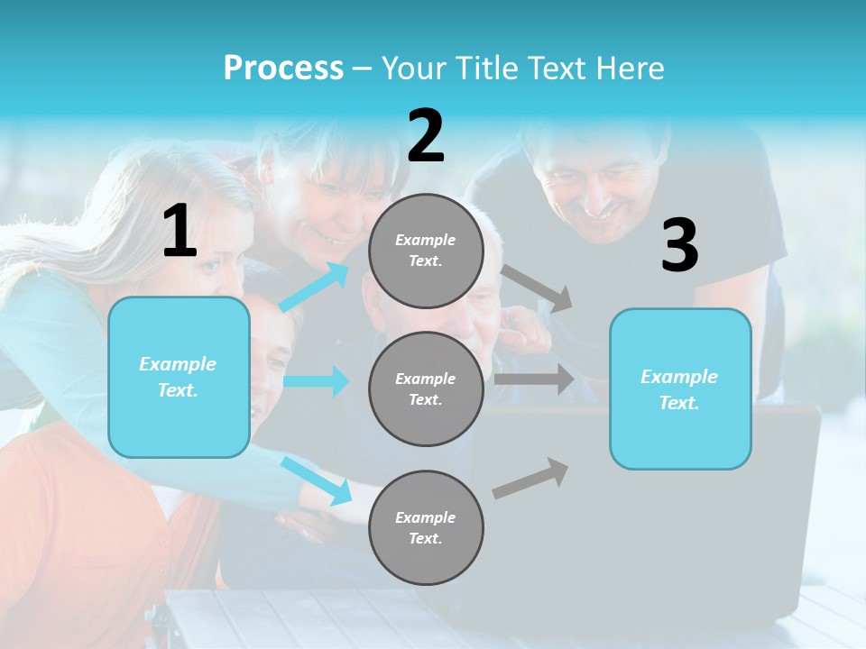 Young Teenager Old PowerPoint Template