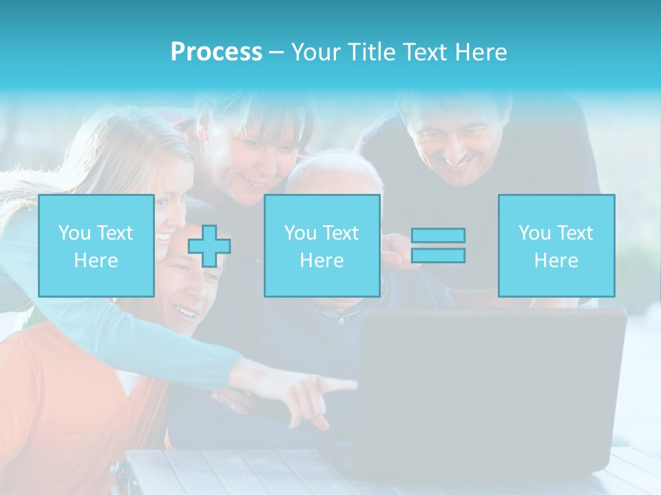 Young Teenager Old PowerPoint Template