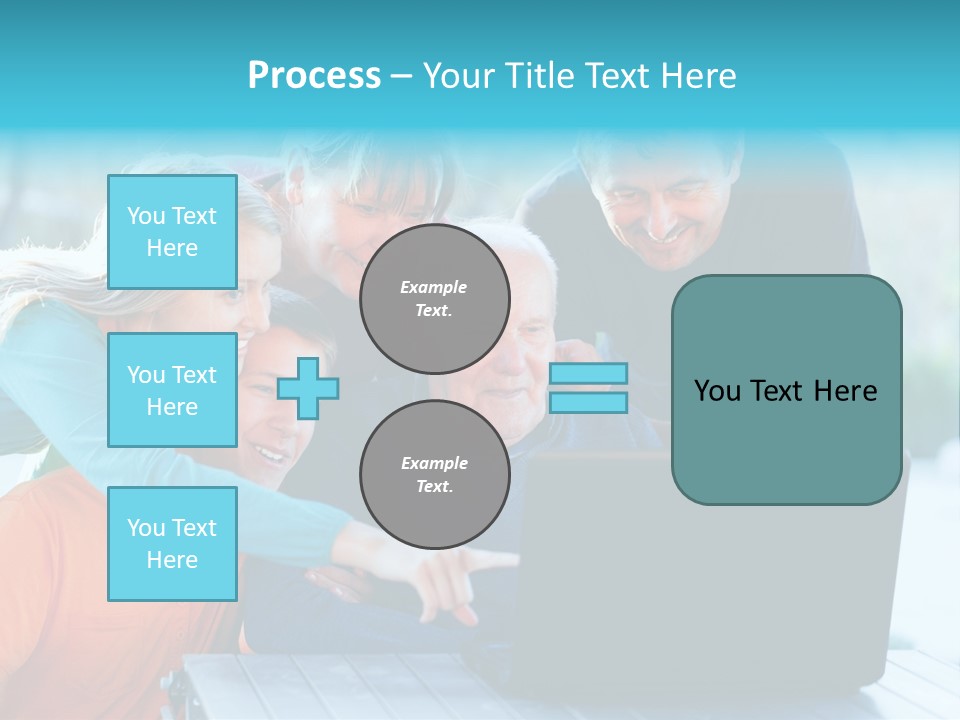 Young Teenager Old PowerPoint Template