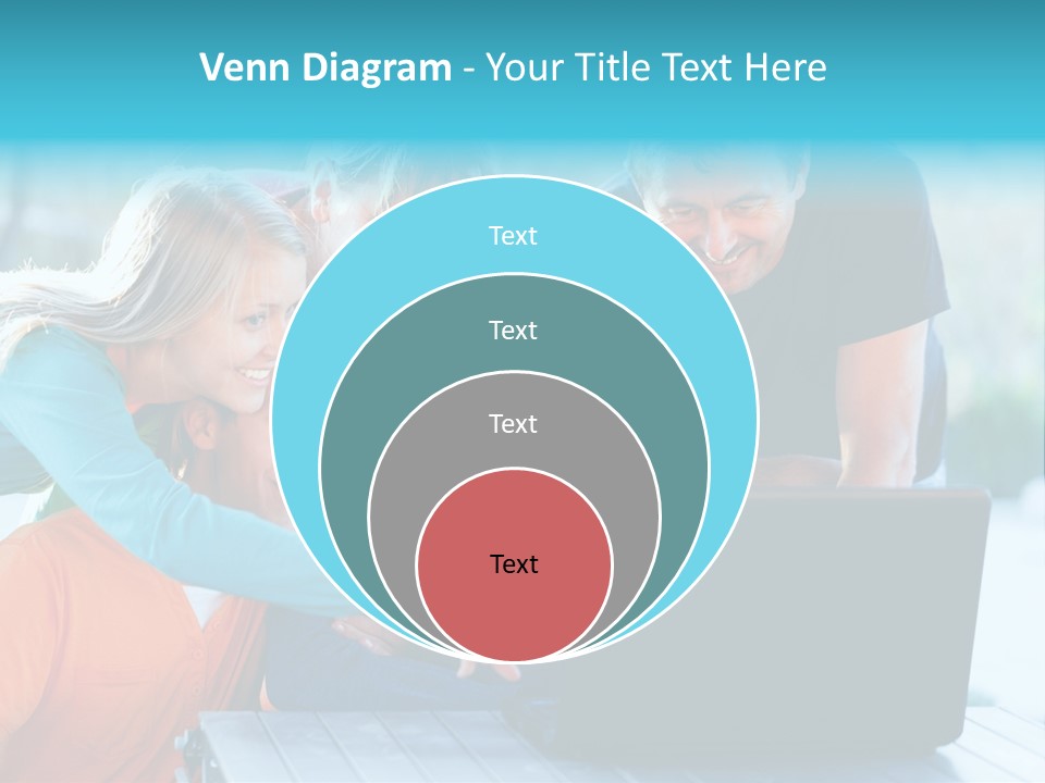 Young Teenager Old PowerPoint Template