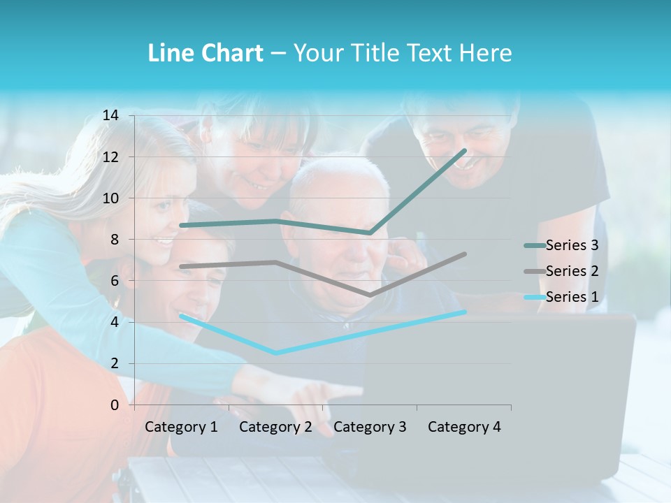 Young Teenager Old PowerPoint Template