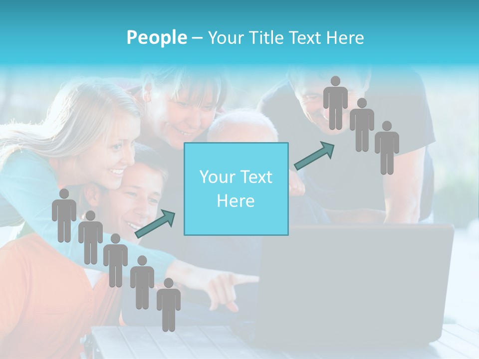 Young Teenager Old PowerPoint Template