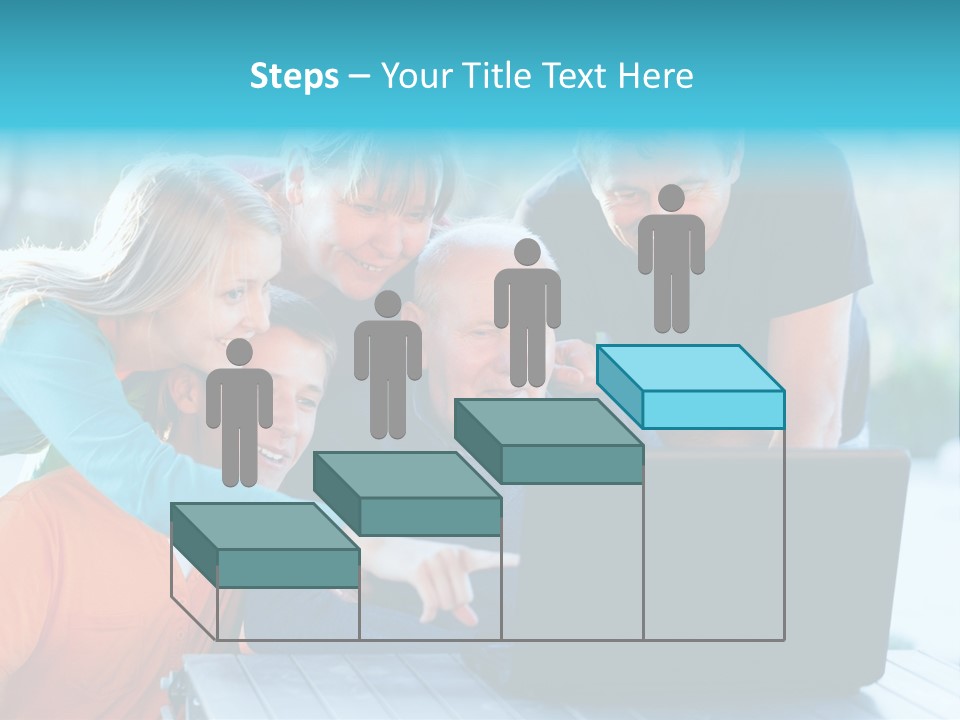 Young Teenager Old PowerPoint Template