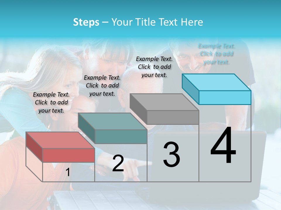 Young Teenager Old PowerPoint Template