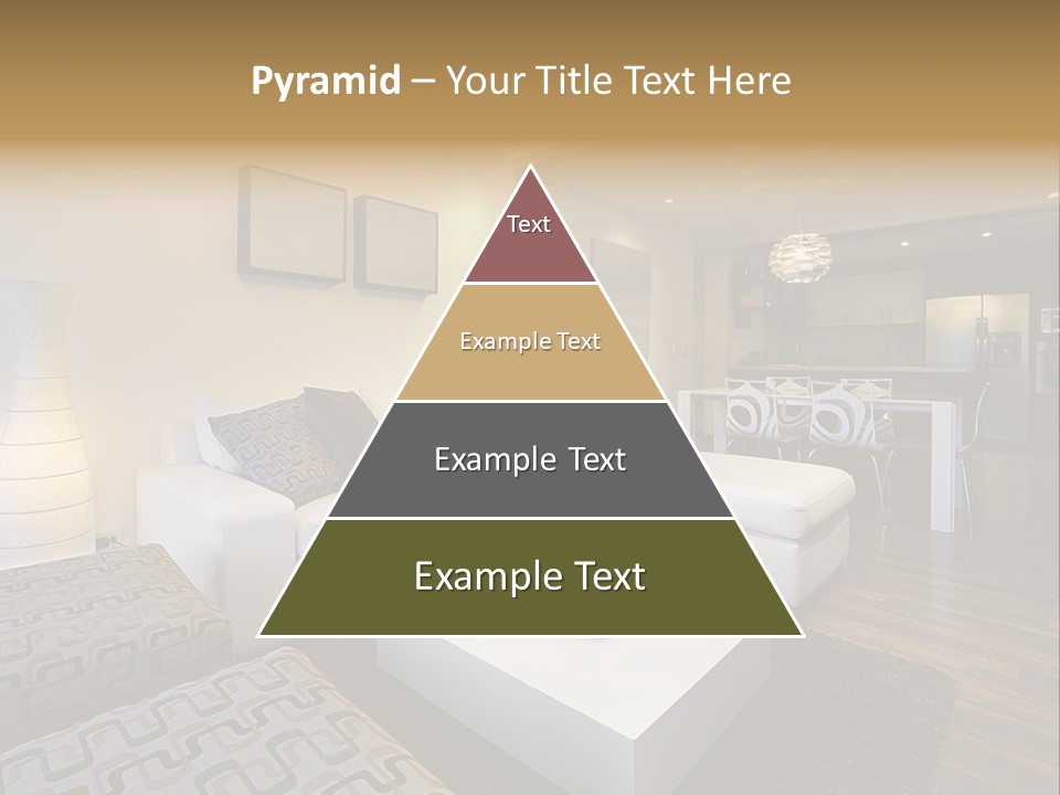 Modern Sofa Beige PowerPoint Template