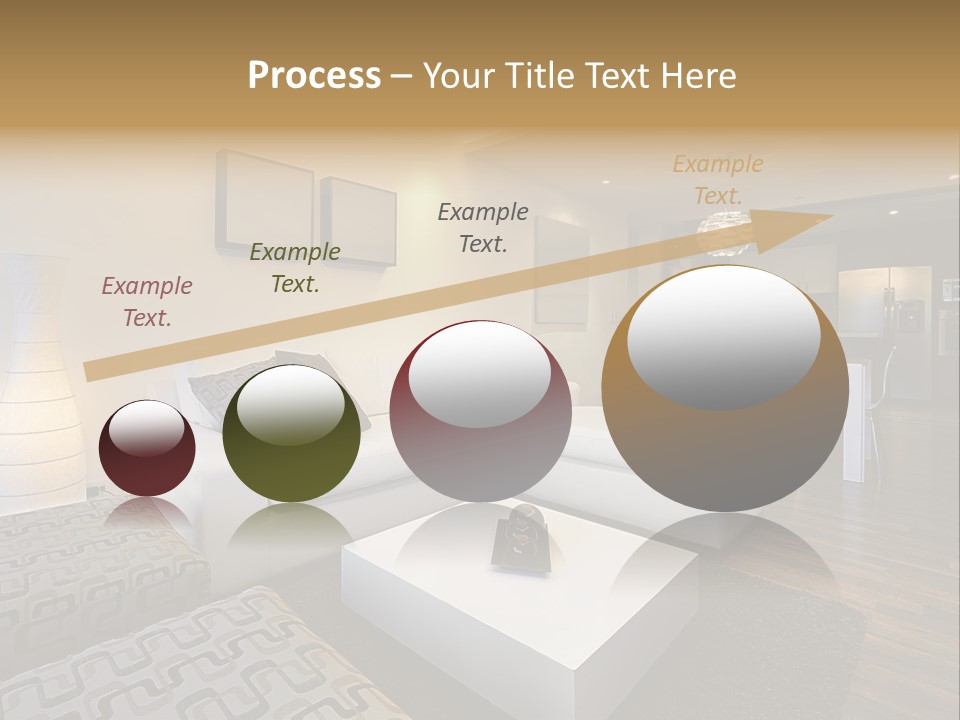 Modern Sofa Beige PowerPoint Template