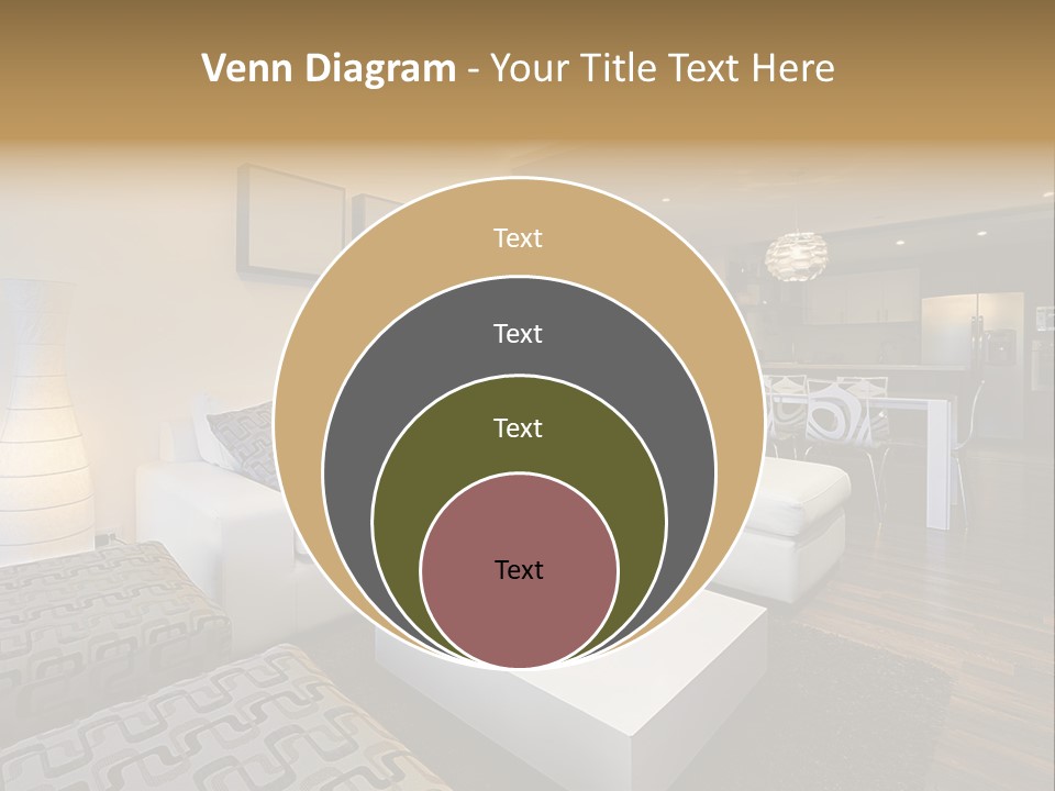 Modern Sofa Beige PowerPoint Template