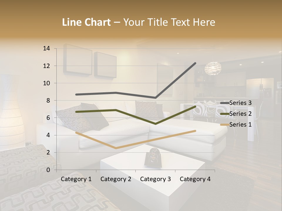 Modern Sofa Beige PowerPoint Template
