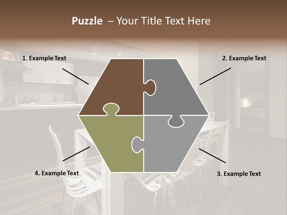 Dining Room Beautiful Empty PowerPoint Template