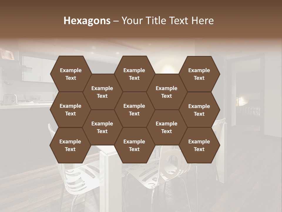 Dining Room Beautiful Empty PowerPoint Template