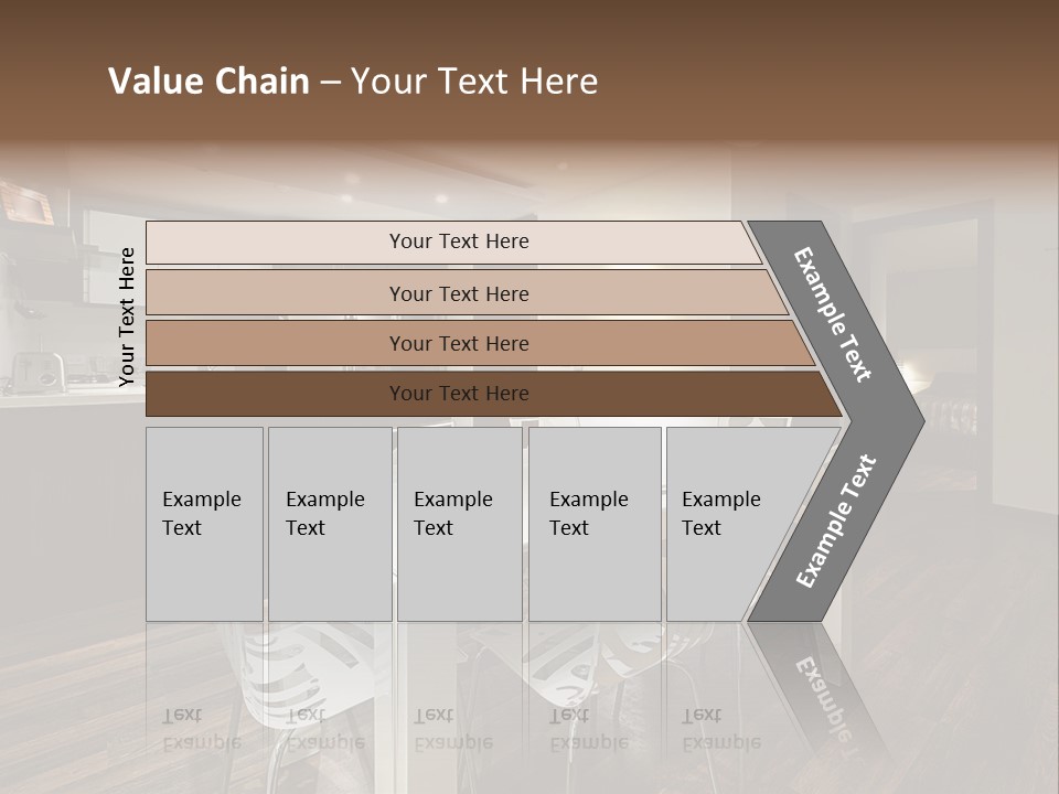 Dining Room Beautiful Empty PowerPoint Template