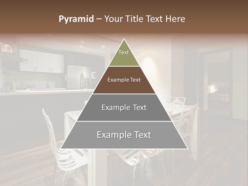 Dining Room Beautiful Empty PowerPoint Template