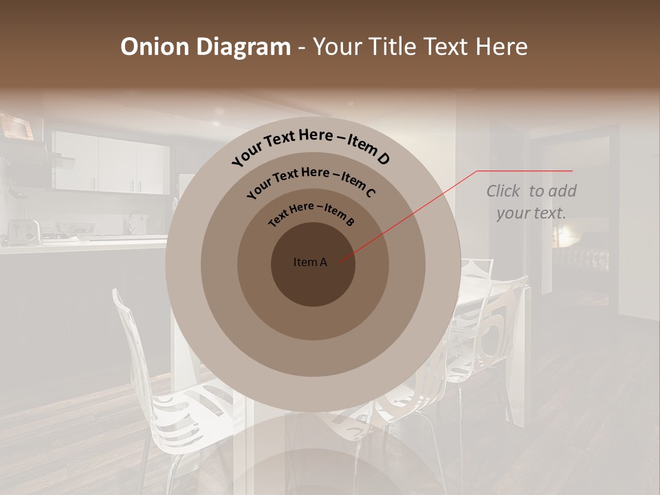 Dining Room Beautiful Empty PowerPoint Template