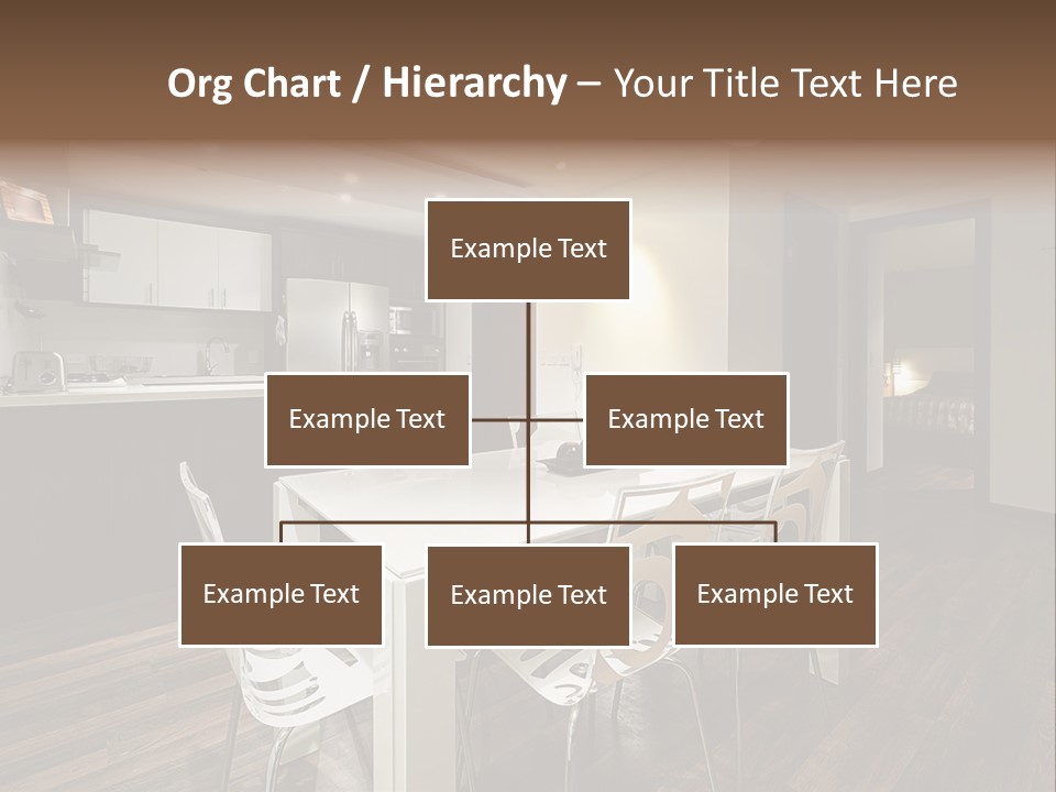 Dining Room Beautiful Empty PowerPoint Template