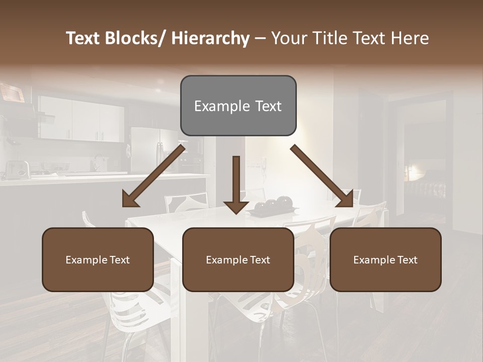 Dining Room Beautiful Empty PowerPoint Template