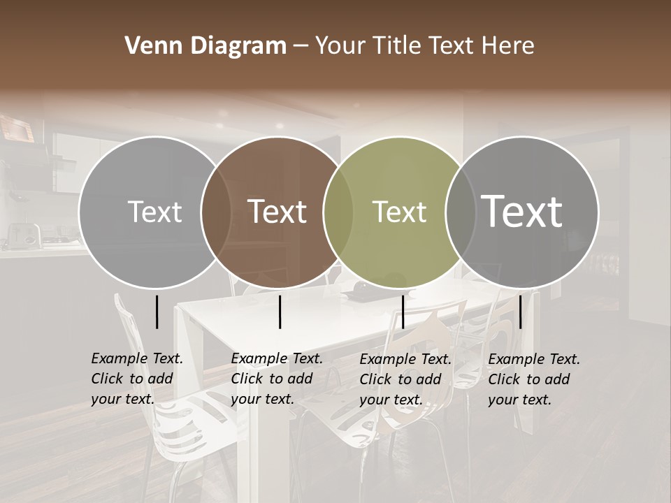 Dining Room Beautiful Empty PowerPoint Template