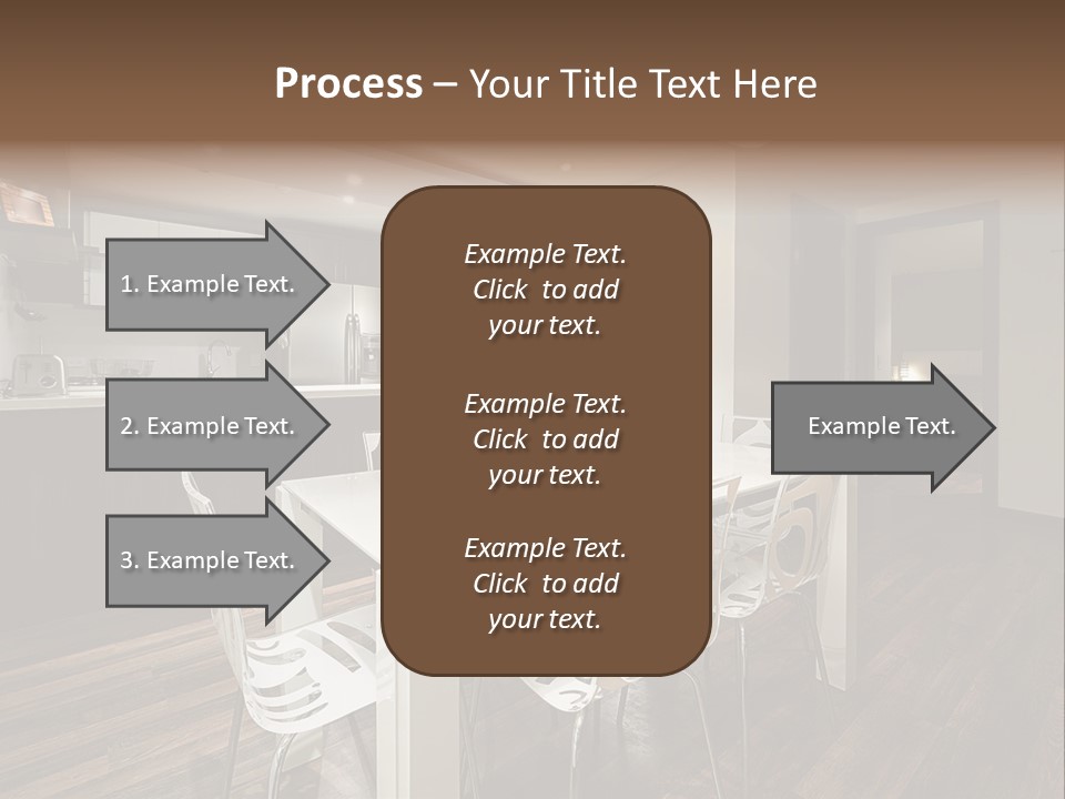 Dining Room Beautiful Empty PowerPoint Template