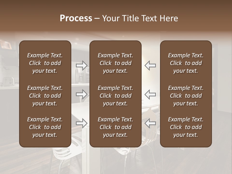 Dining Room Beautiful Empty PowerPoint Template