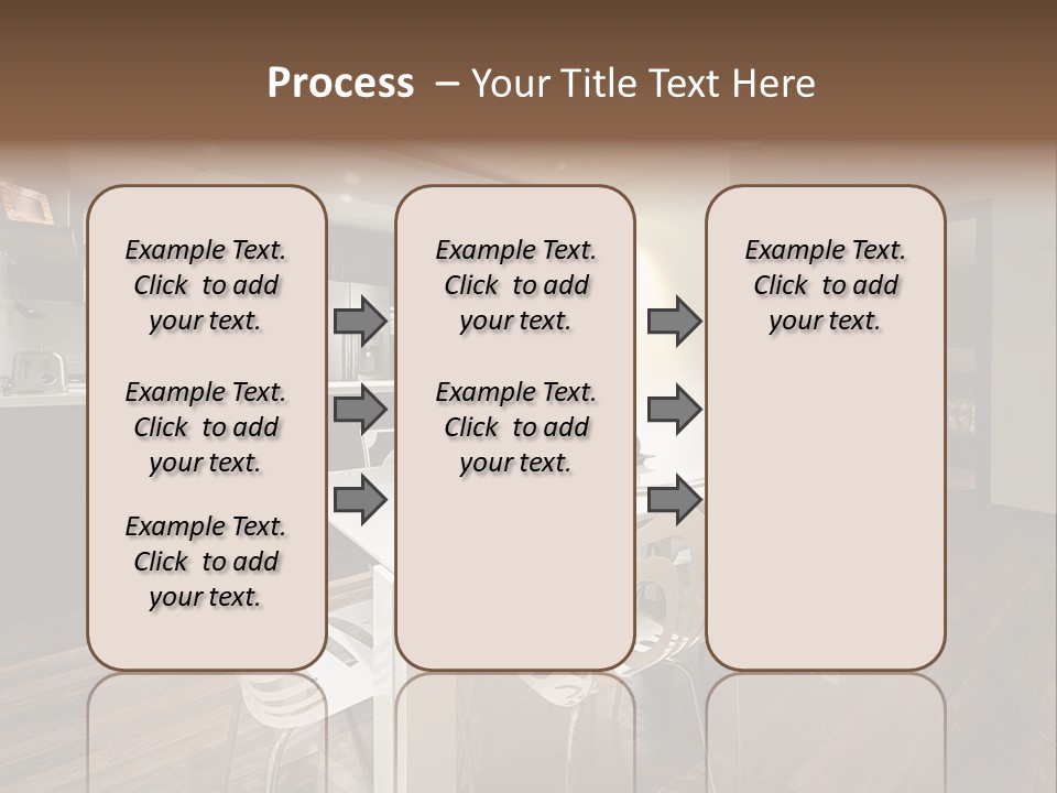 Dining Room Beautiful Empty PowerPoint Template