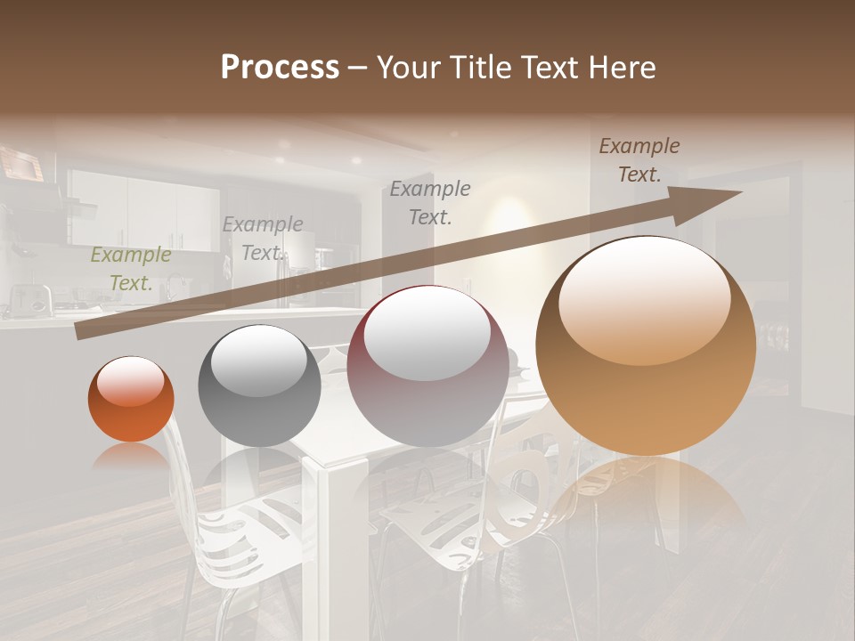 Dining Room Beautiful Empty PowerPoint Template