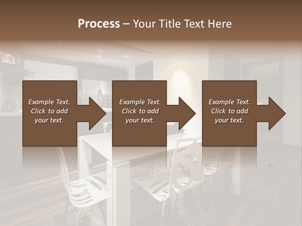 Dining Room Beautiful Empty PowerPoint Template
