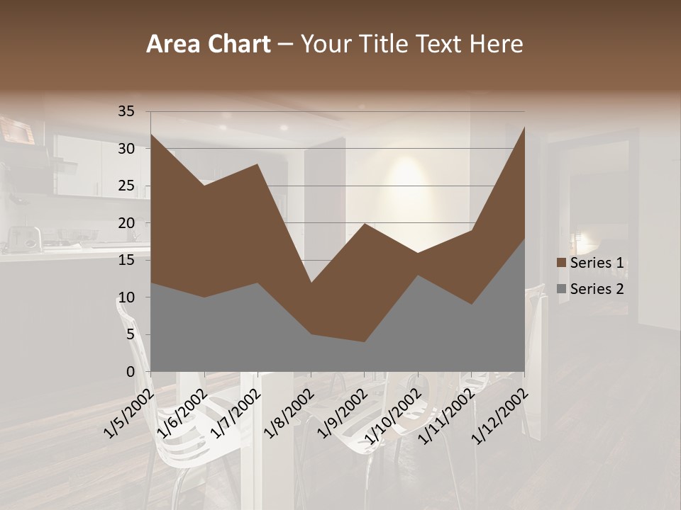 Dining Room Beautiful Empty PowerPoint Template