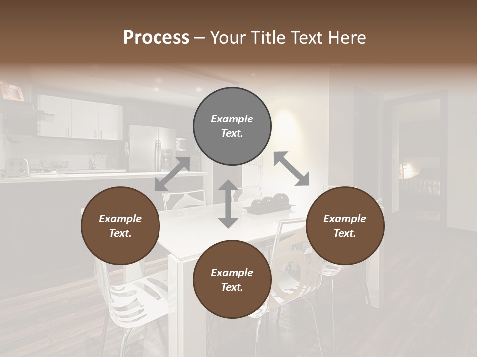 Dining Room Beautiful Empty PowerPoint Template
