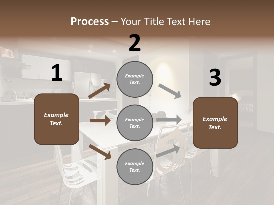 Dining Room Beautiful Empty PowerPoint Template