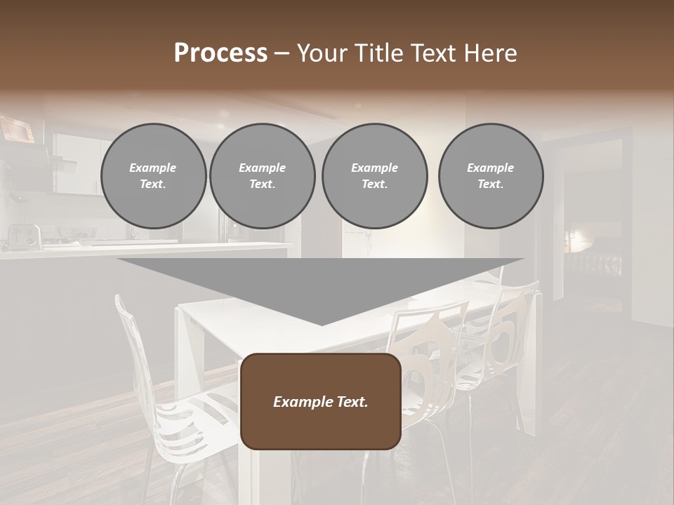Dining Room Beautiful Empty PowerPoint Template