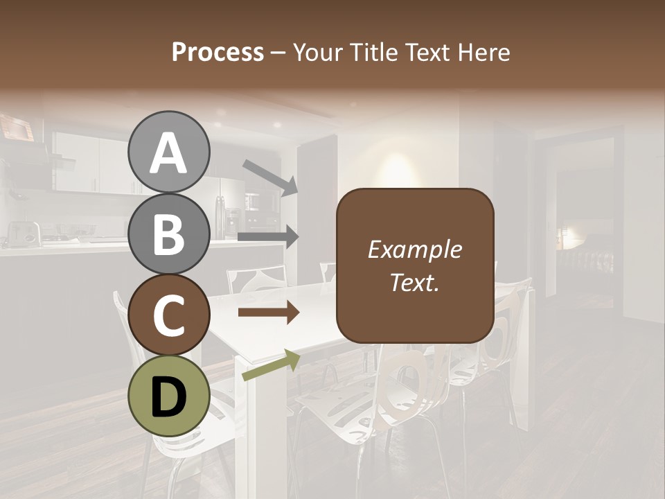 Dining Room Beautiful Empty PowerPoint Template