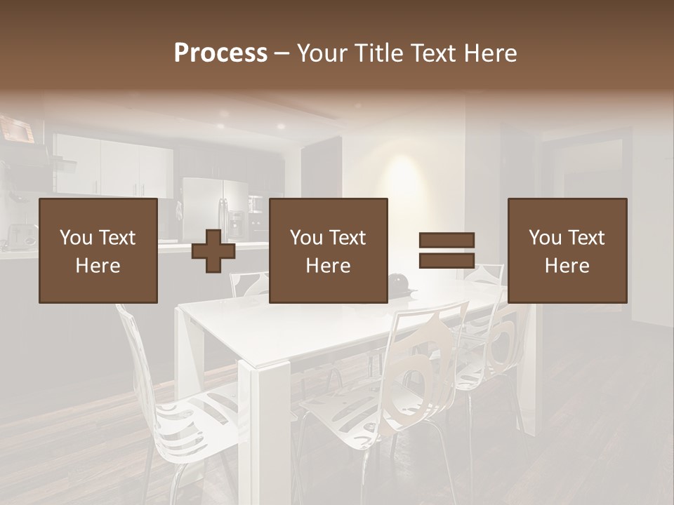 Dining Room Beautiful Empty PowerPoint Template