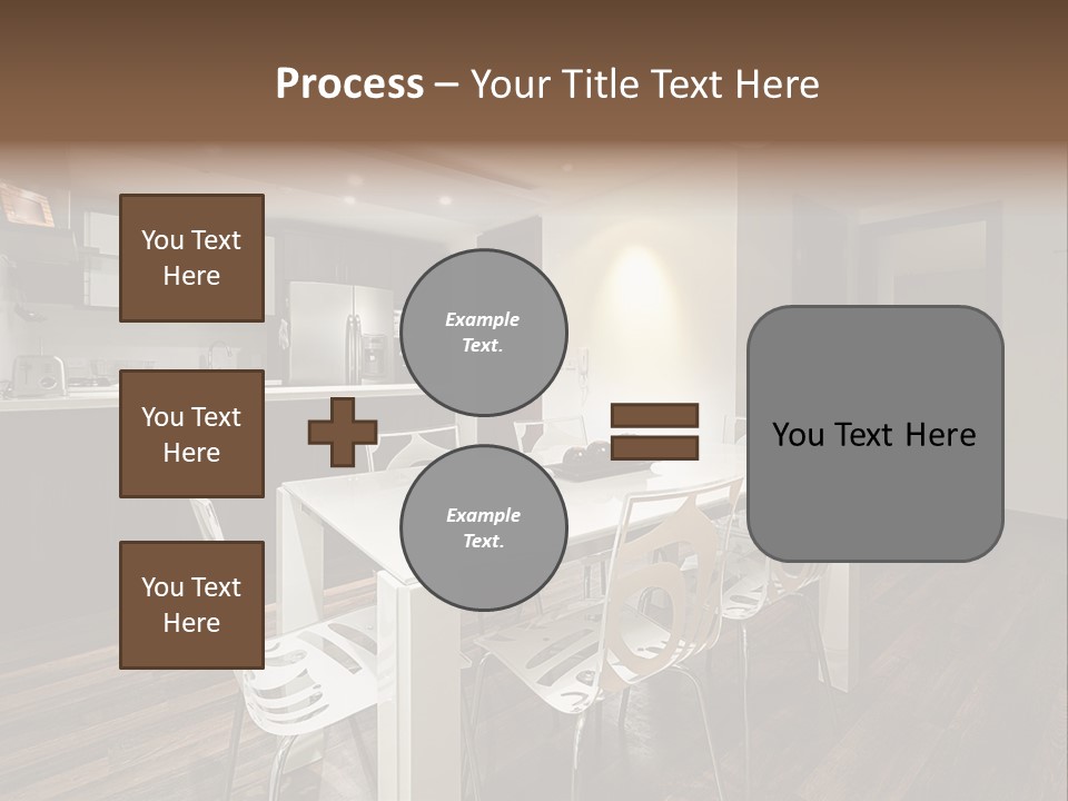 Dining Room Beautiful Empty PowerPoint Template