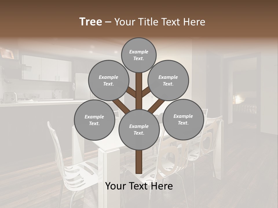 Dining Room Beautiful Empty PowerPoint Template