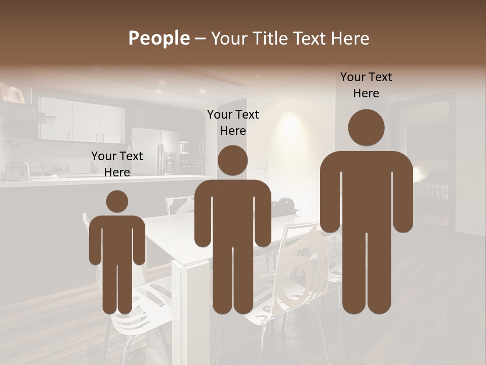 Dining Room Beautiful Empty PowerPoint Template