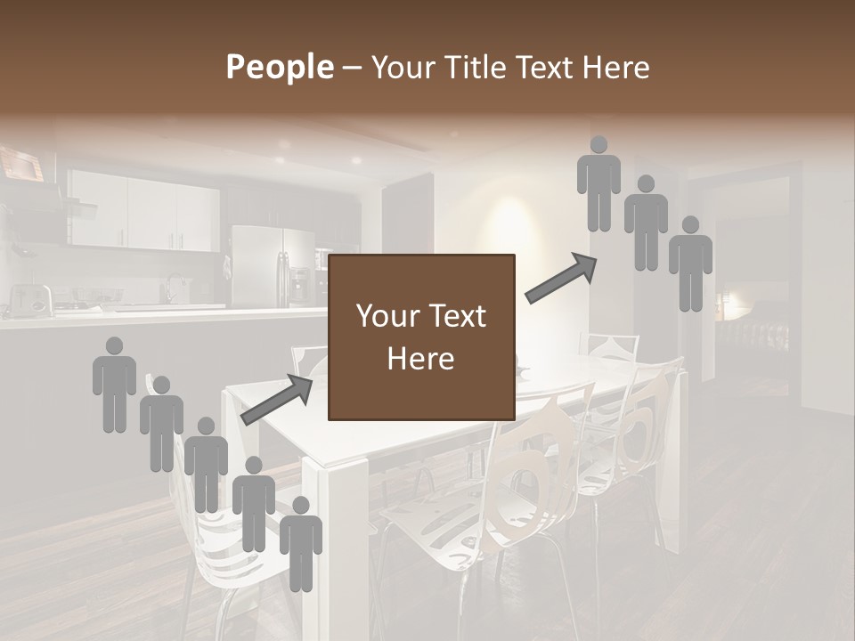 Dining Room Beautiful Empty PowerPoint Template