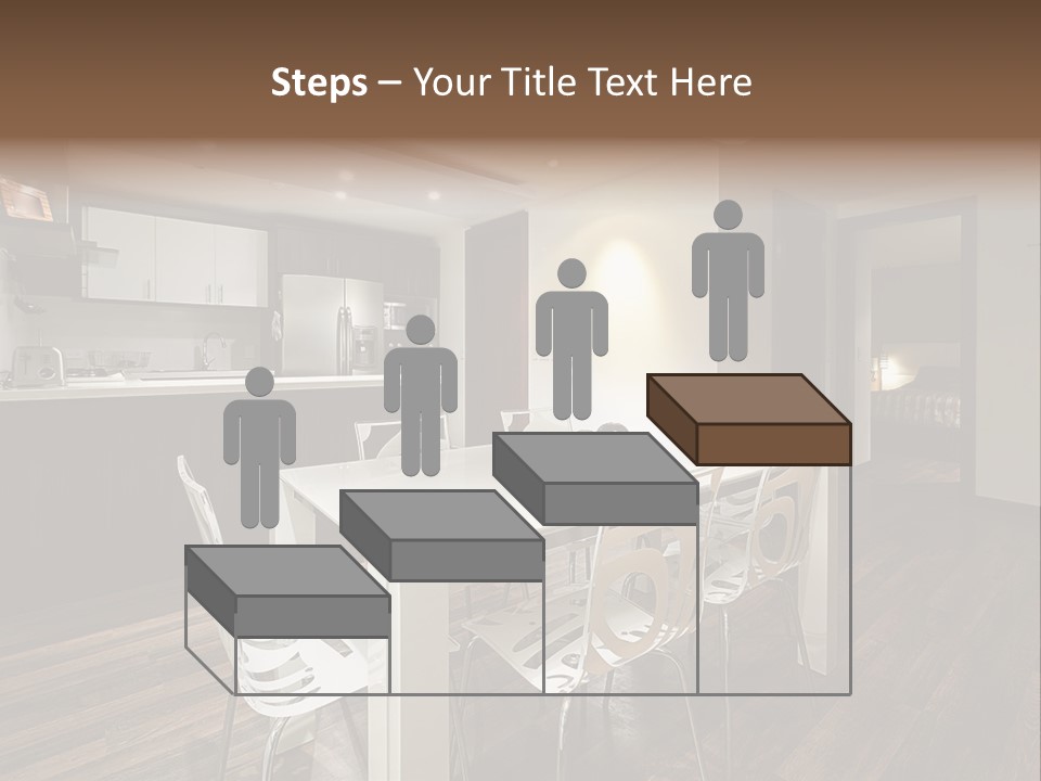 Dining Room Beautiful Empty PowerPoint Template