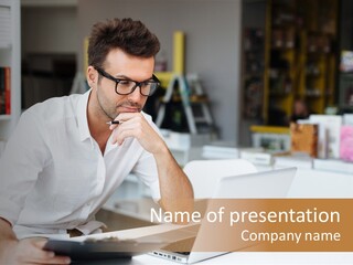 Geek Notebook  PowerPoint Template