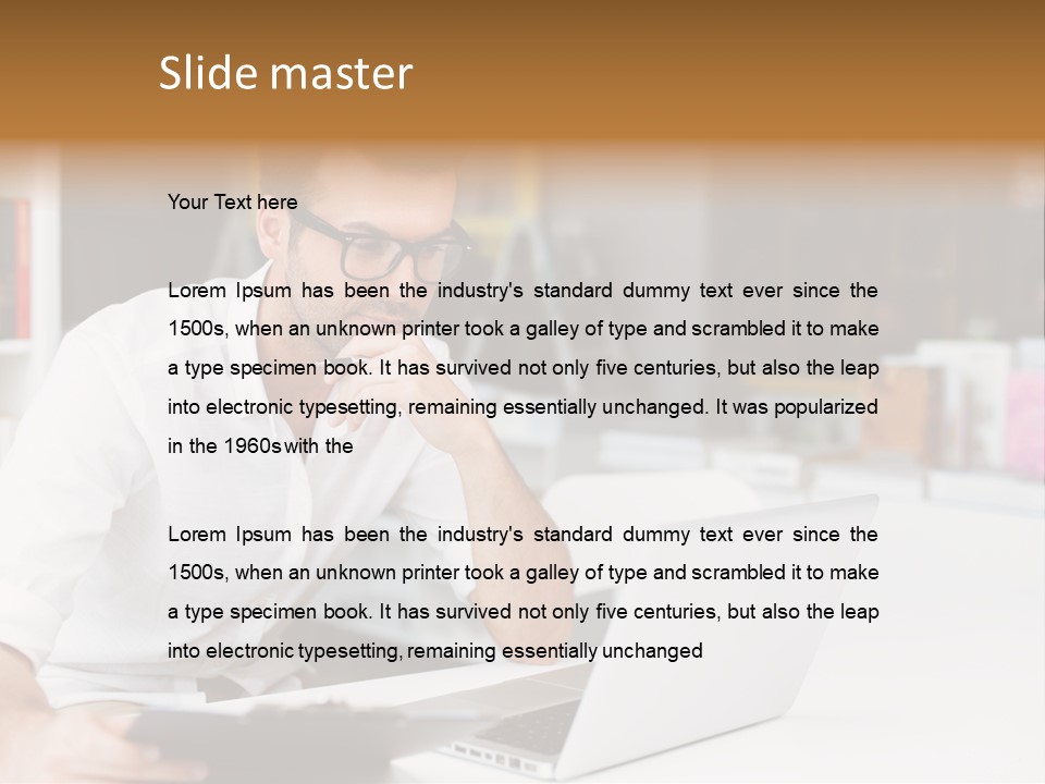 Geek Notebook  PowerPoint Template