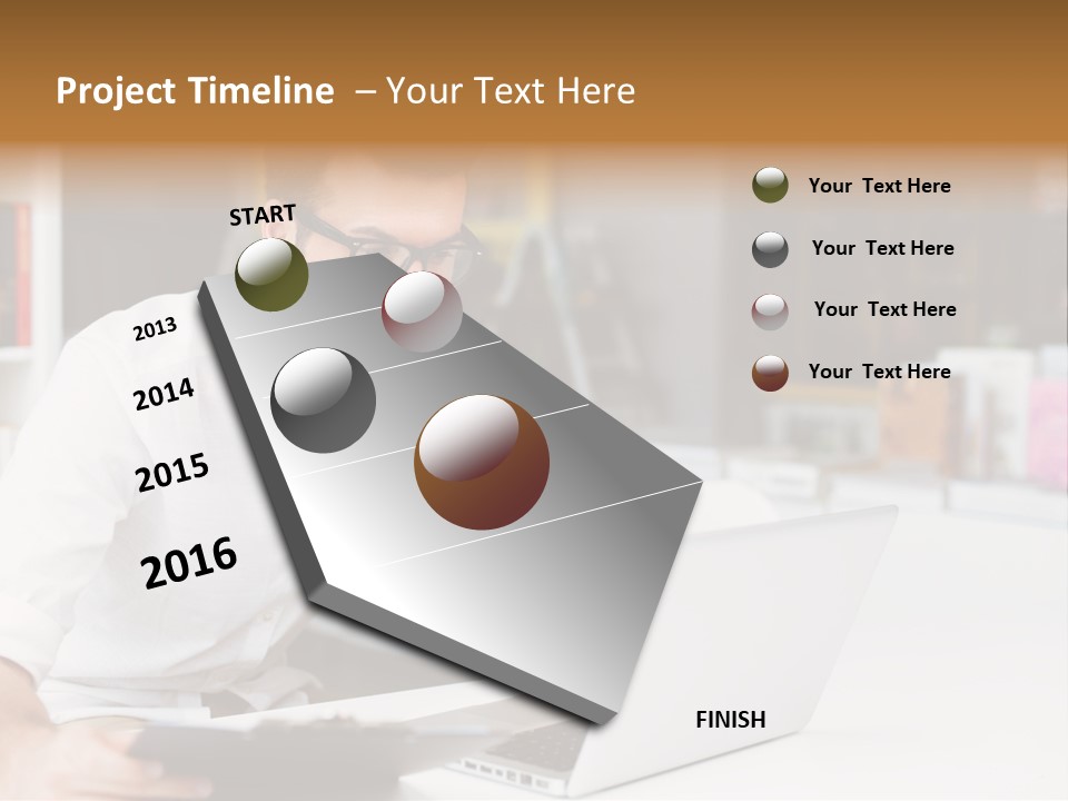 Geek Notebook  PowerPoint Template
