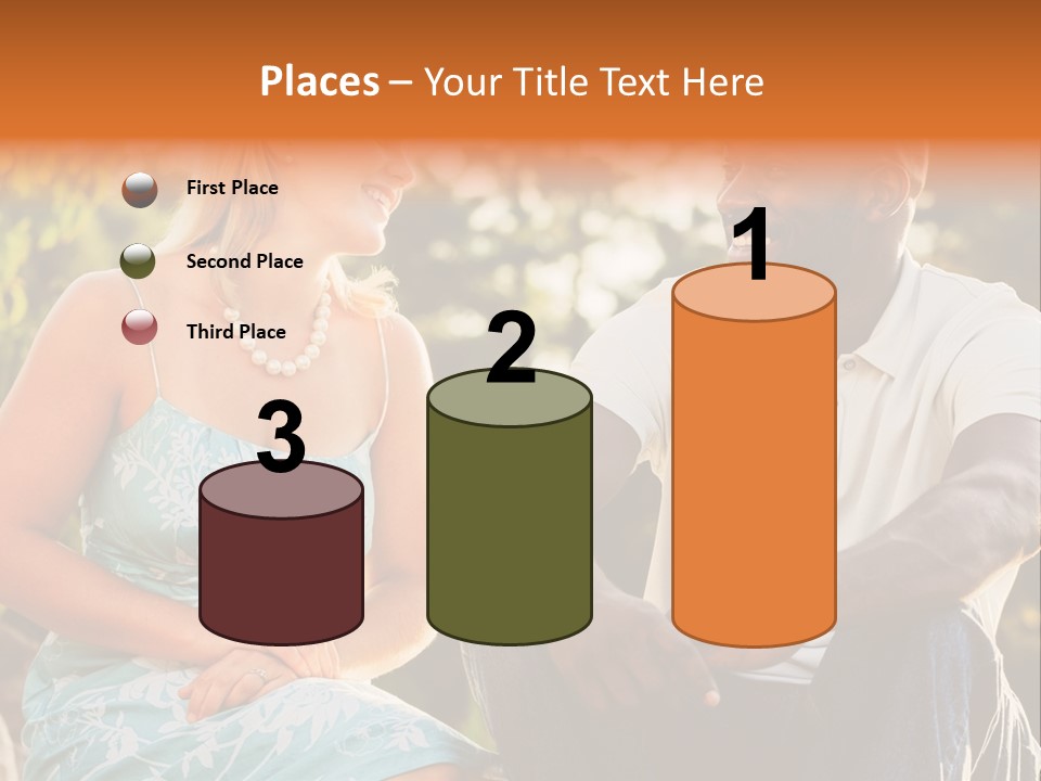 Thirties Couple Talking PowerPoint Template