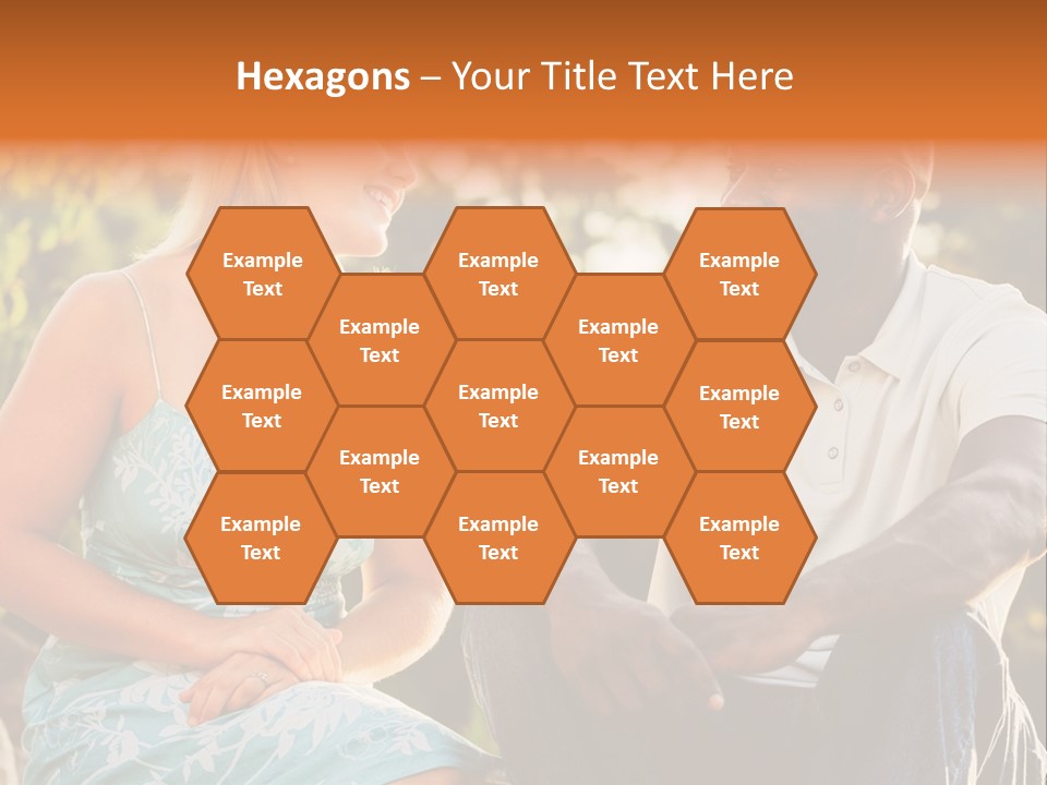 Thirties Couple Talking PowerPoint Template