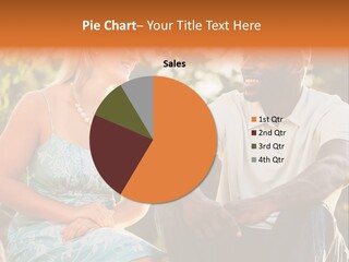 Thirties Couple Talking PowerPoint Template